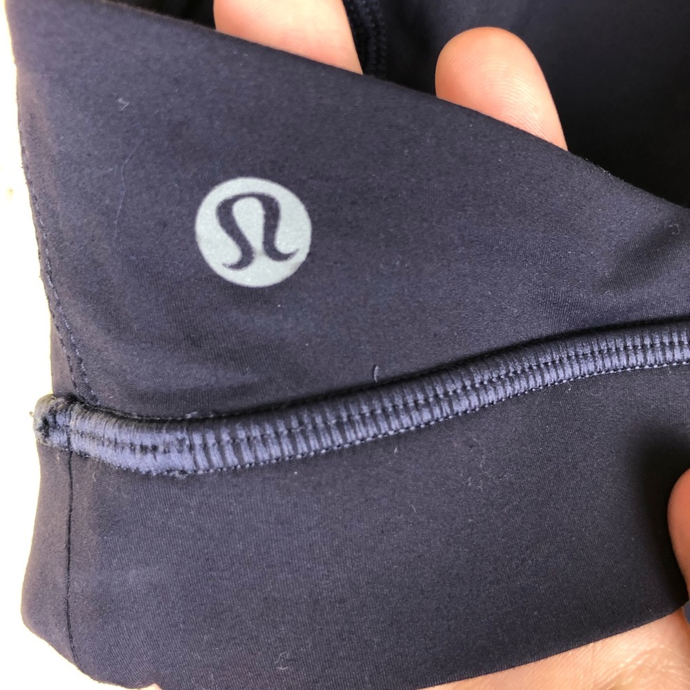 Lululemon Fast & Free Nulux Sports Bra In Black Grape Women’s Size 8 Athleisure - Picture 5 of 6